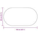 vidaXL Szőnyeg ZIZUR Krém PP