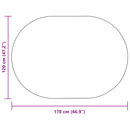 vidaXL Szőnyeg ZIZUR Krém PP