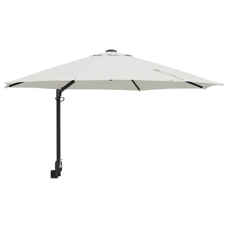 vidaXL Kerti napernyő Beige és fekete 248 x 248 x 148 cm