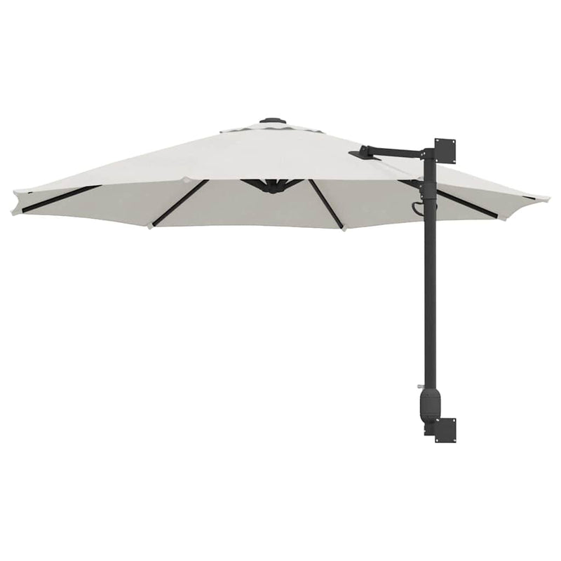 vidaXL Kerti napernyő Beige és fekete 248 x 248 x 148 cm