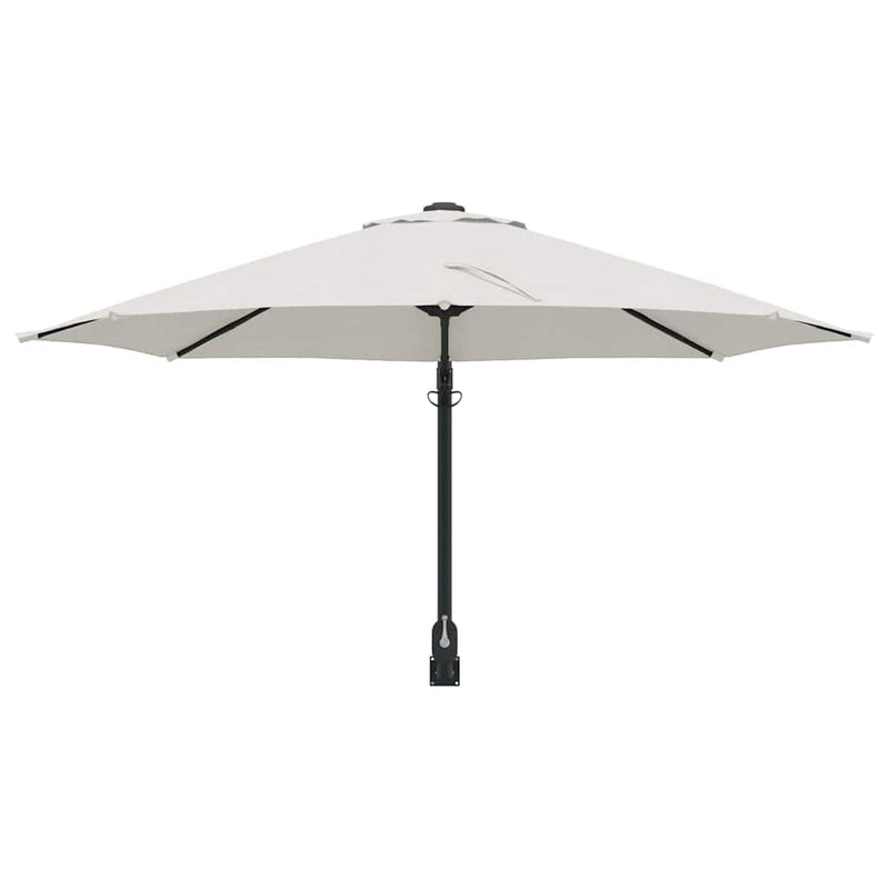 vidaXL Kerti napernyő Beige és fekete 248 x 248 x 148 cm