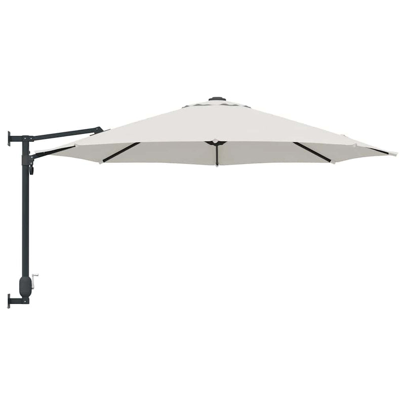 vidaXL Kerti napernyő Beige és fekete 248 x 248 x 148 cm