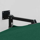 vidaXL Kerti napernyő Zöld és Fekete 248 x 248 x 148 cm