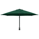 vidaXL Kerti napernyő Zöld és Fekete 248 x 248 x 148 cm