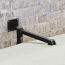 vidaXL Kerti napernyő Beige és fekete 248.5 x 247.5 x 160 cm