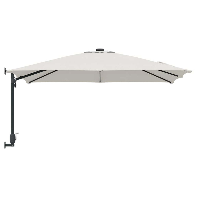 vidaXL Kerti napernyő Beige és fekete 248.5 x 247.5 x 160 cm