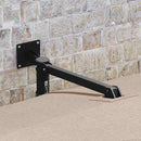 vidaXL Kerti napernyő Taupe és Fekete 248.5 x 247.5 x 160 cm