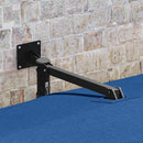 vidaXL Kerti napernyő Kék és Fekete 248.5 x 247.5 x 160 cm