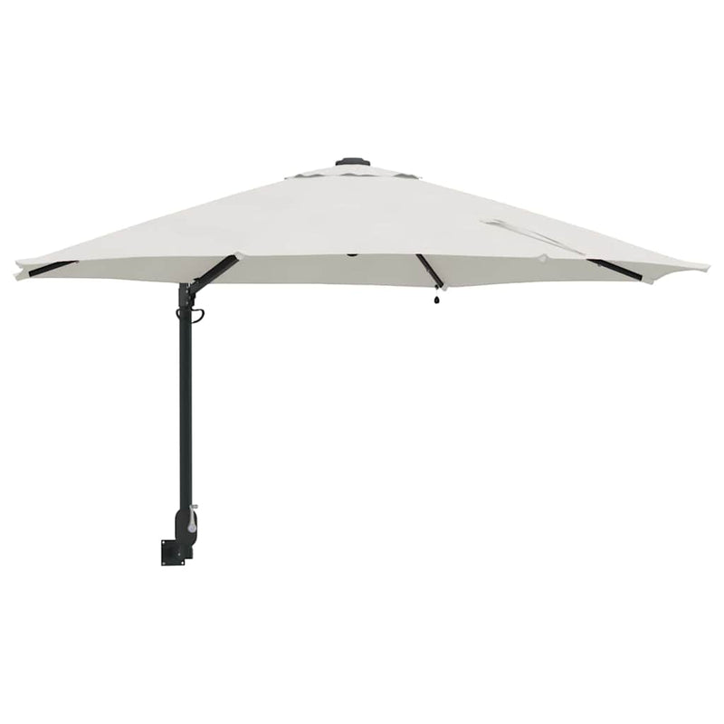 vidaXL Kerti napernyő Beige és fekete 248 x 248 x 148 cm
