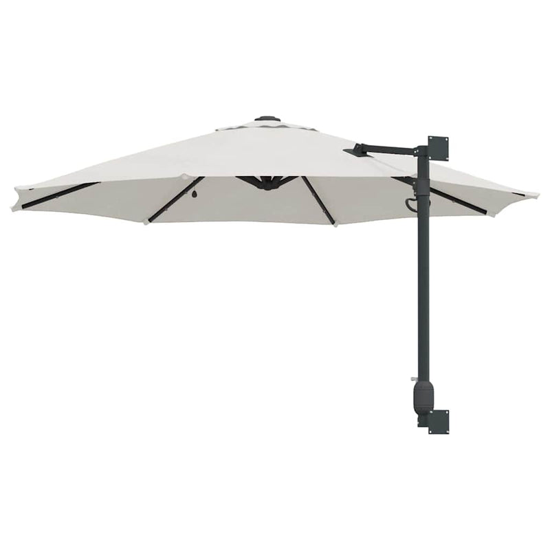 vidaXL Kerti napernyő Beige és fekete 248 x 248 x 148 cm
