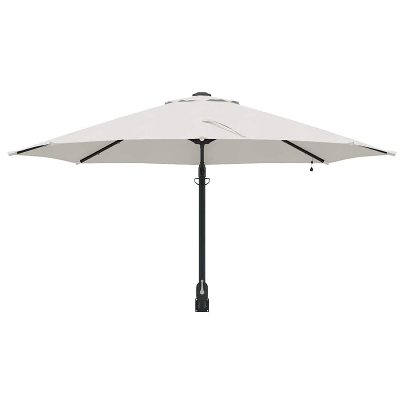 vidaXL Kerti napernyő Beige és fekete 248 x 248 x 148 cm