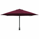 vidaXL Kerti napernyő Piros és Fekete 248 x 248 x 148 cm