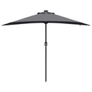 vidaXL Kerti napernyő Antracit 294 x 150 x 223 cm szövet