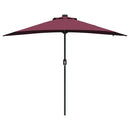 vidaXL Kerti napernyő Bordó 294 x 150 x 223 cm szövet