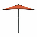 vidaXL Kerti napernyő Terrakotta 294 x 150 x 223 cm szövet