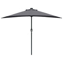 vidaXL Kerti napernyő Antracit 294 x 150 x 224 cm szövet