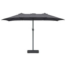 vidaXL Kerti napernyő Antracit 385 x 209 x 244 cm szövet