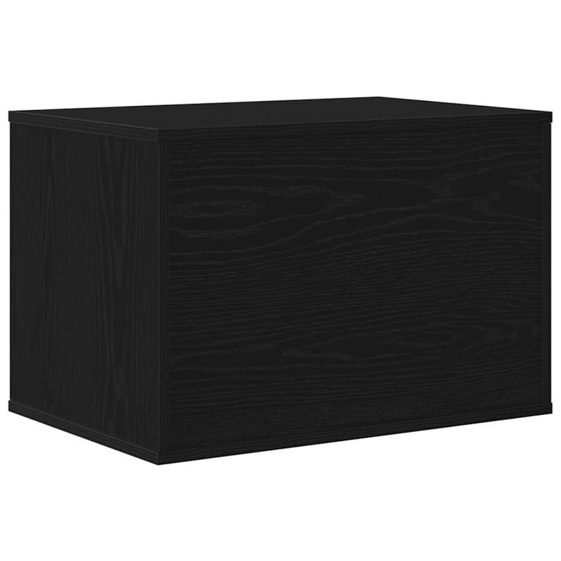 vidaXL fekete tölgyfa macskaalom tároló 60 x 40 x 40 cm