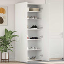vidaXL Cipőszekrény 80 x 35.5 x 180 cm Szerelt Fa Fehér
