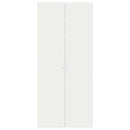 vidaXL Cipőszekrény polcokkal ajtóval Fehér 80 x 35.5 x 180 cm Faanyag
