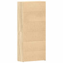 vidaXL Cipőszekrény polcokkal ajtóval Barna 80 x 35.5 x 180 cm Faanyag