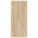 vidaXL Cipőszekrény polcokkal ajtóval Barna 80 x 35.5 x 180 cm Faanyag