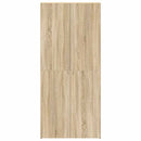 vidaXL Cipőszekrény polcokkal ajtóval Barna 80 x 35.5 x 180 cm Faanyag