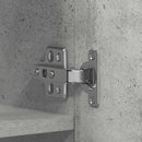 vidaXL Cipőszekrény polcokkal Szürke 80 x 35.5 x 180 cm Faanyag