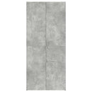 vidaXL Cipőszekrény 80 x 35.5 x 180 cm Szerelt Fa Szürke