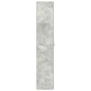 vidaXL Cipőszekrény polcokkal Szürke 80 x 35.5 x 180 cm Faanyag