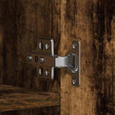 vidaXL Cipőszekrény polcokkal Sokszínű 80 x 35.5 x 180 cm Faanyag