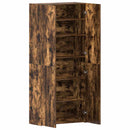 vidaXL Cipőszekrény polcokkal Sokszínű 80 x 35.5 x 180 cm Faanyag