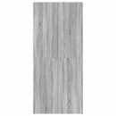 vidaXL Cipőszekrény polcokkal Szürke 80 x 35.5 x 180 cm Faanyag