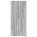 vidaXL Cipőszekrény polcokkal Szürke 80 x 35.5 x 180 cm Faanyag