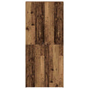 vidaXL Cipőszekrény polcokkal ajtóval Barna 80 x 35.5 x 180 cm Faanyag