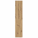 vidaXL Cipőszekrény polcokkal ajtóval Barna 80 x 35.5 x 180 cm Faanyag