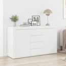 vidaXL Széf fiókkal Fehér 120 x 36 x 69 cm Faanyag