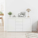 vidaXL Széf fiókkal Fehér 120 x 36 x 69 cm Faanyag