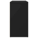 vidaXL Széf fiókkal Fekete 120 x 36 x 69 cm Faanyag