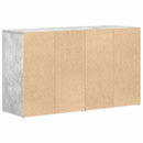 vidaXL Széf fiókkal Beton Szürke 120 x 36 x 69 cm Faanyag