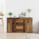 vidaXL Széf fiókkal Öreg fa 120 x 36 x 69 cm Faanyag