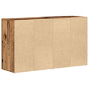 vidaXL Széf fiókkal Öreg fa 120 x 36 x 69 cm Faanyag
