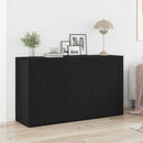 vidaXL Széf fiókkal Fekete tölgy 120 x 36 x 69 cm Faanyag