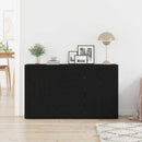 vidaXL Széf fiókkal Fekete tölgy 120 x 36 x 69 cm Faanyag