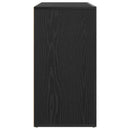 vidaXL Széf fiókkal Fekete tölgy 120 x 36 x 69 cm Faanyag