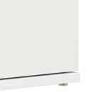 vidaXL Cipőszekrény polcokkal tárolóval Fehér 80 x 39 x 178 cm Faanyag