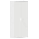 vidaXL Cipőszekrény polcokkal tárolóval Fehér 80 x 39 x 178 cm Faanyag