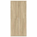 vidaXL Cipőszekrény polcokkal Sonoma tölgy 80 x 39 x 178 cm Faanyag