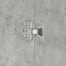 vidaXL Cipőszekrény polcokkal Beton Szürke 80 x 39 x 178 cm Faanyag