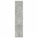 vidaXL Cipőszekrény polcokkal Beton Szürke 80 x 39 x 178 cm Faanyag